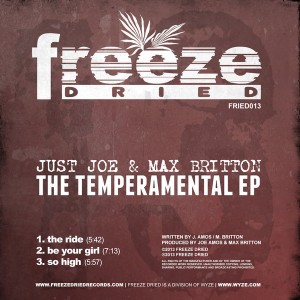 Just Joe & Max Britton - The Temperamental EP [Freeze Dried]