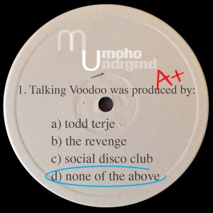 None Of The Above - Talking Voodoo [MoHo Underground]