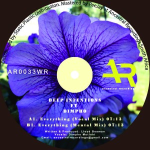 Deep Intentions - Everything [Ancestral Recordings]