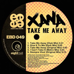 Xana - Take Me Away [Eightball Records Digital]