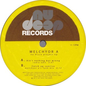 Melchyor A - Nu Disco Project EP [Nu Deep Music]