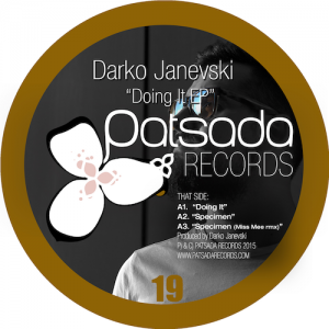 Darko Janevski - Doing it EP [Patsada Records]