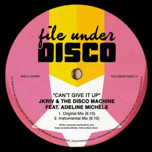 JKriv & The Disco Machine - Can't Give it Up [File Under Disco]